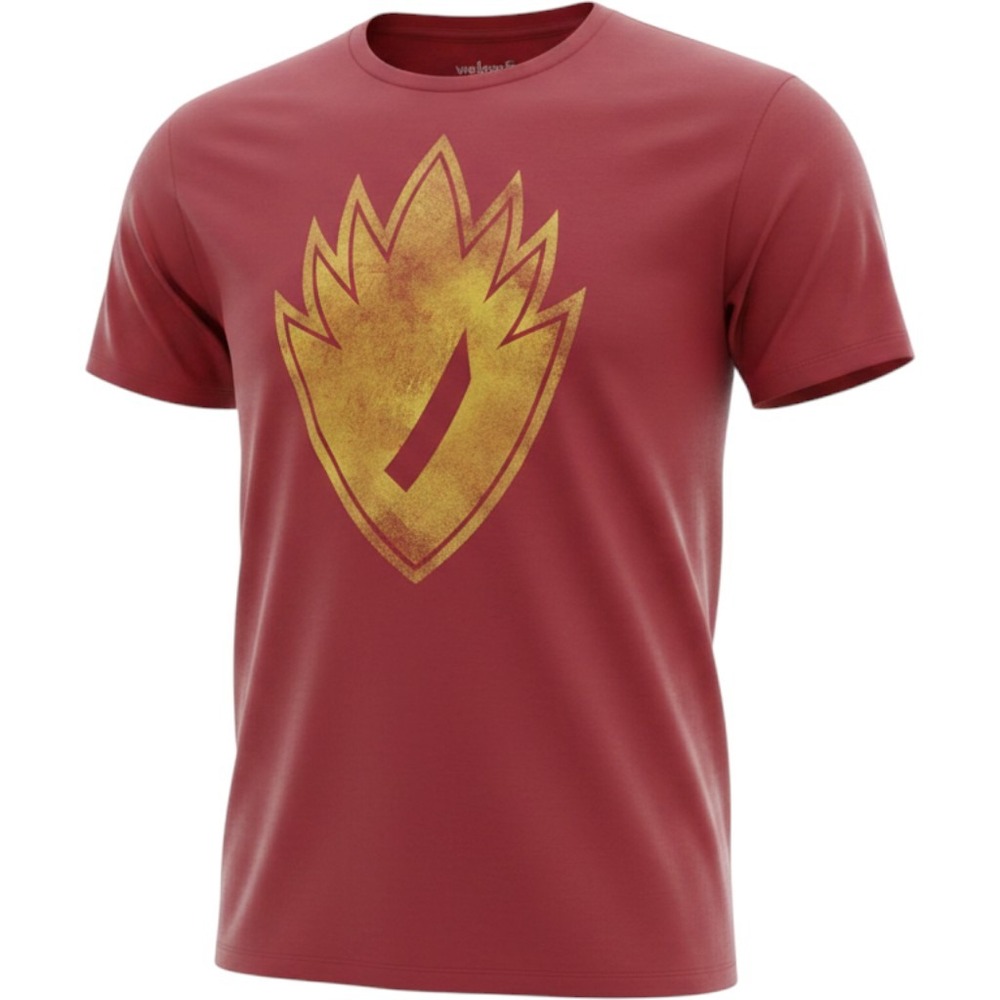 Marvel Guardians of the Galaxy Star-Lord Ravagers Crest Red T-Shirt Mens Large
